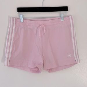 Pink Adidas shorts size Large